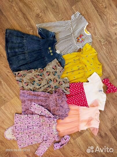 Вещи пакетом на девочку