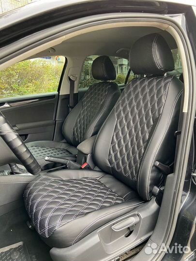 Чехлы Volkswagen Jetta 6 (3D ромб)