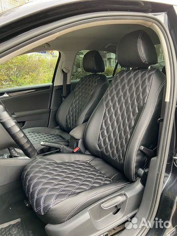 Чехлы Volkswagen Jetta 6 (3D ромб)