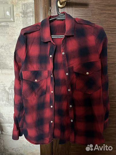 Рубашка в клетку zara