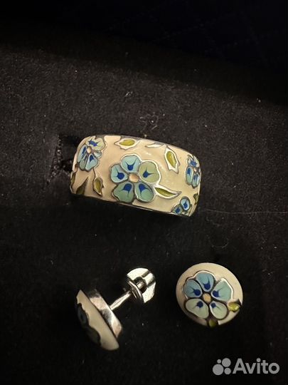 Sokolov комплект серьги leopard