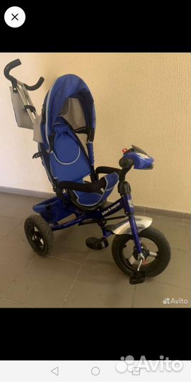 Детский велосипед-коляска