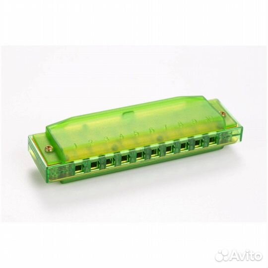 Hohner Translucent Green - диатоническая губная га