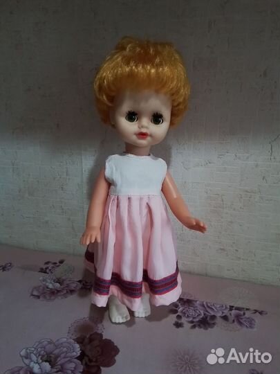 Кукла СССР загорская Дина 36 см