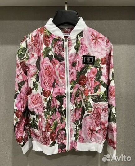 Куртка бомбер для девочки D&G