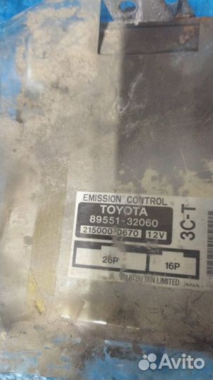 Блок управления двс Toyota Camry 3CT CV40