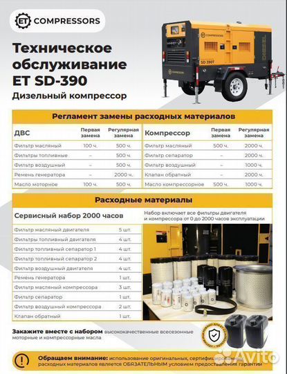 Компрессор дизельный 11 кубов 10 Бар