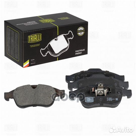 Колодки тормозные дисковые PF0902 Trialli