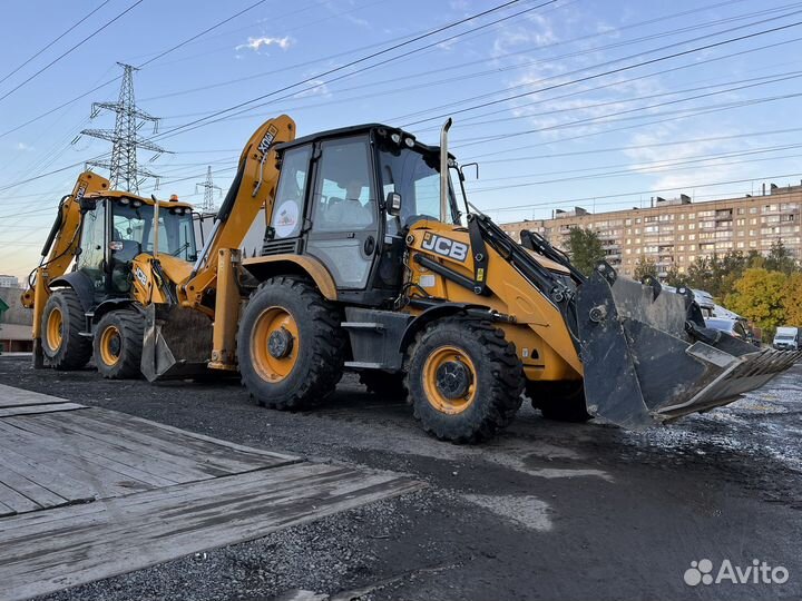 Аренда экскаватора погрузчика / аренда трактора