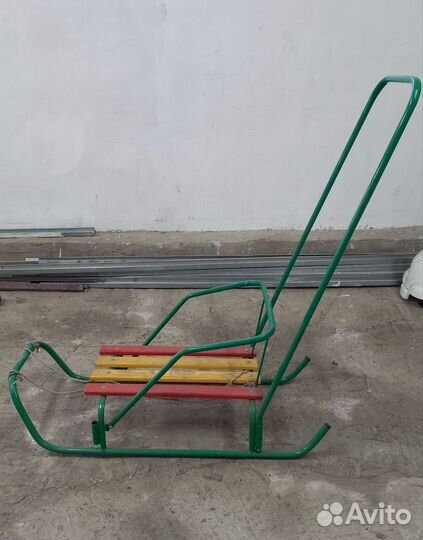 Детские зимние санки