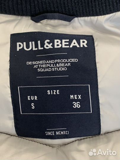 Куртка зимняя pull & bear мужская