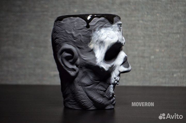 Кружка зомби череп (каратель) керамика