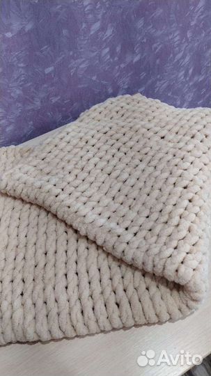 Детский пледик вязаный в ручную