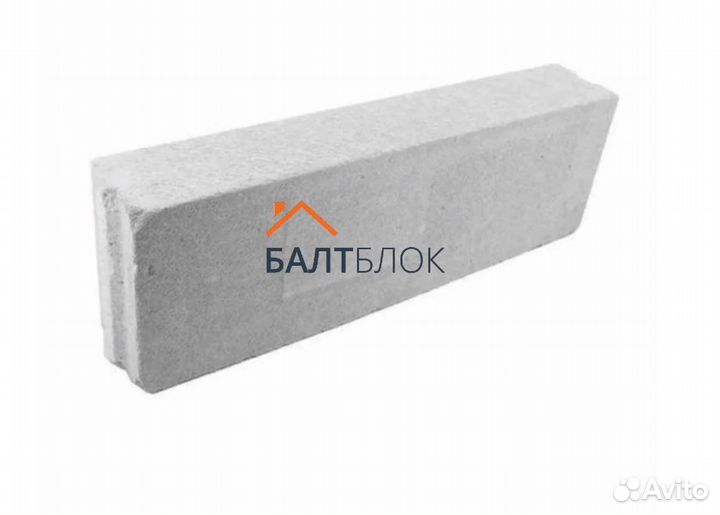 Блок газосиликатный 100х200х590мм