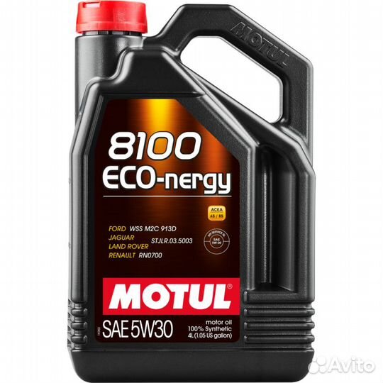 Моторное масло motul 8100 ECO-nergy 5W-30 acea