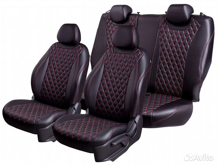 Чехлы модельные Renault Kaptur (c 2016 г.)