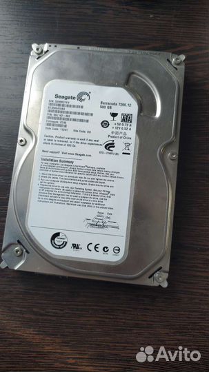 Жесткий диск Seagate Barracuda 500gb 7200prm 16mb