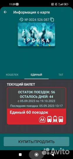 Проездной билет