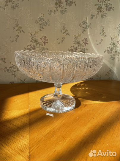 Ваза для фруктов снежинка