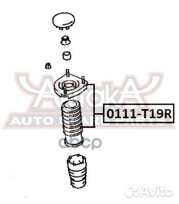 Опора амортизатора зад прав/лев 0111T19R asva
