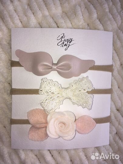 Повязки на голову малышке. Новые