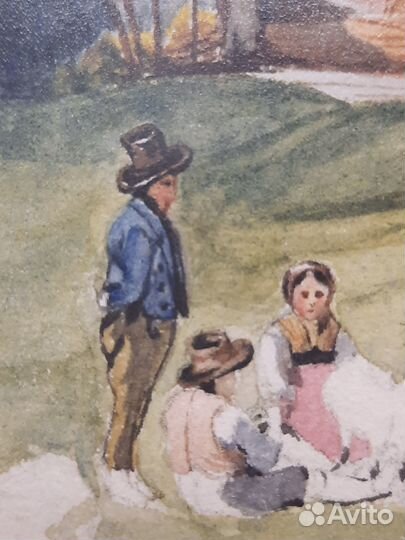 Картина Дом на фоне Баварских Альп