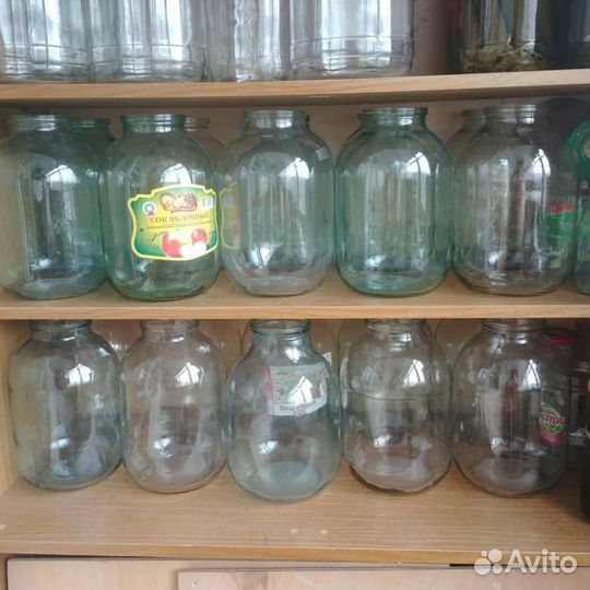 Стеклянная банка 3л, банка 0.7 литра