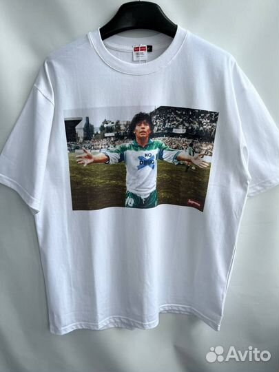 Футболка Supreme Maradona No Drug