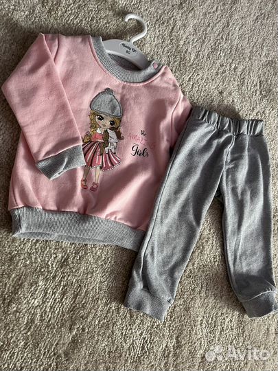 Вещи пакетом на девочку 74-80