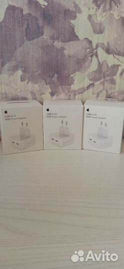 Адаптер на iPhone USB-C+C 50 W