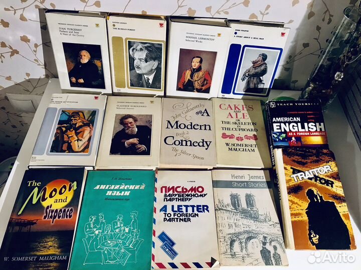 Книги на русском и английском, много
