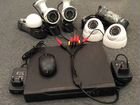 4 камеры комплект видеонаблюдения с HDD