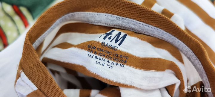 Лонгслив H&M на мальчика р 140
