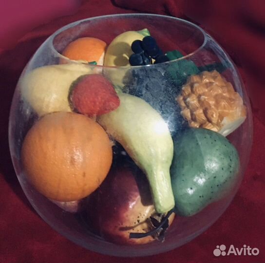 Овощи и фрукты, большие, разные