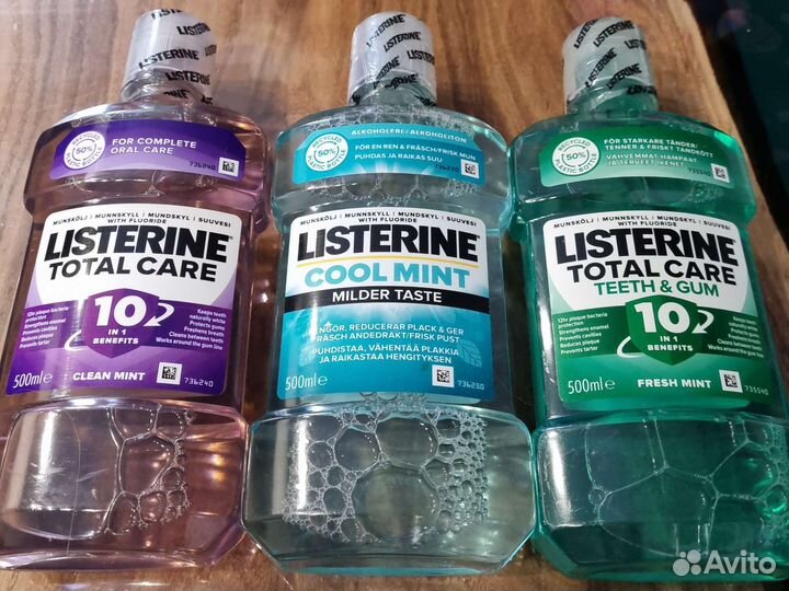 Listerine ополаскиватель для рта 500мл Финляндия