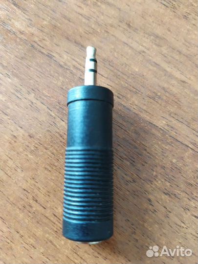 Переходник аудио 6.5 на 3.5