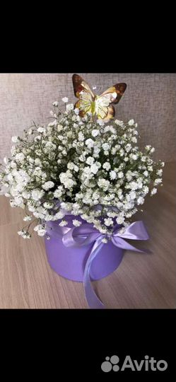 Букеты из гипсофилы