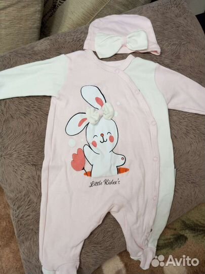 Костюмчик для новорожденной девочки