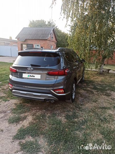 Hyundai Santa Fe 2.2 AT, 2018, 118 000 км