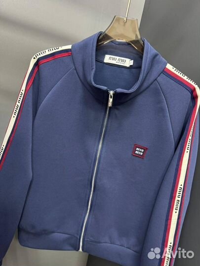 Спортивный костюм с лампасами Miu Miu (хитовый)