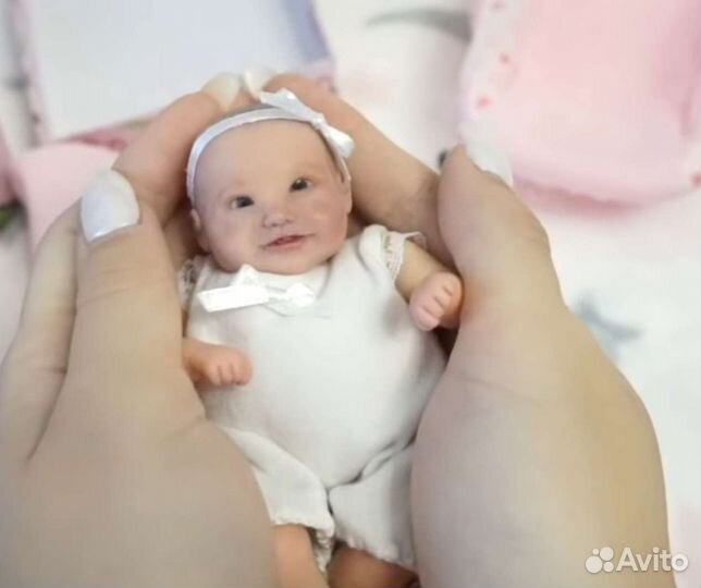 Мини реборн ручной работы (Элизы Кузиной)