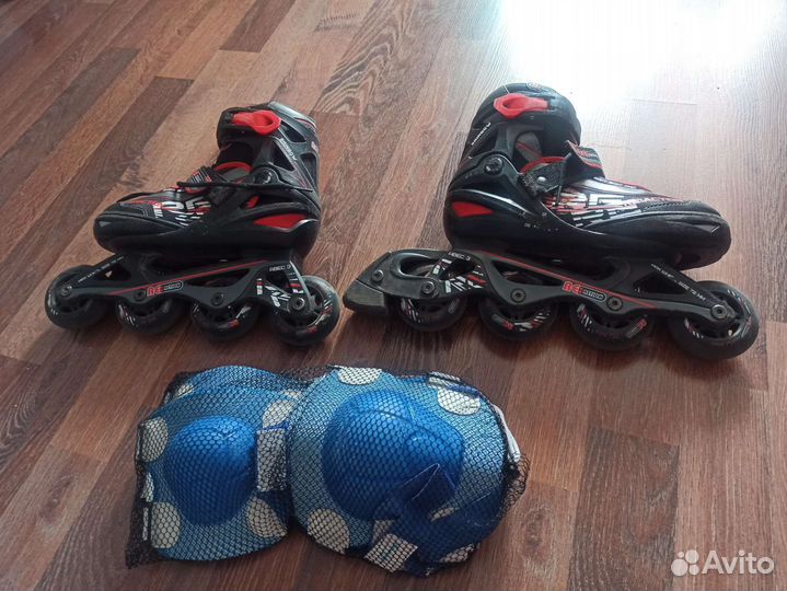 Роликовые коньки детские раздвижные