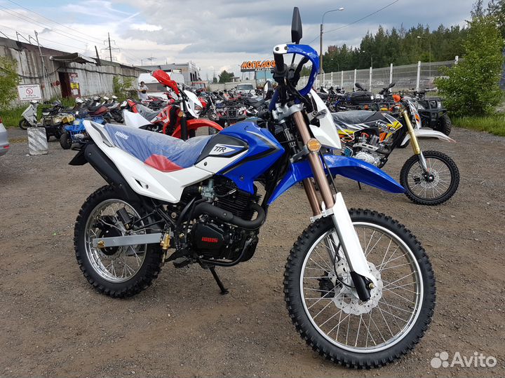 Мотоцикл эндуро Irbis TTR 250R Blue +шлем