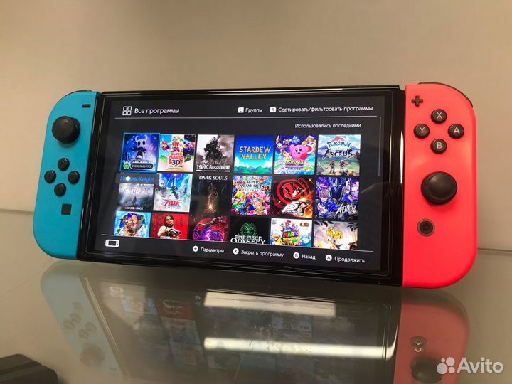 Прошитый Switch Oled 320GB 35Игр sn0140 Nintendo S