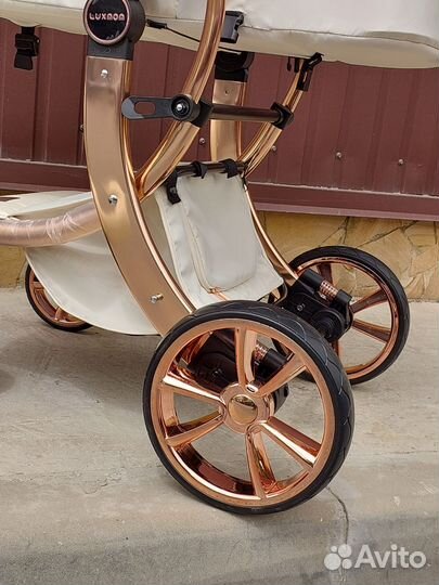 Детские коляски 3в1 Новые (Молочный Беж)