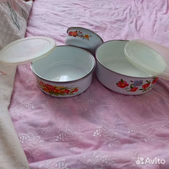 Миска эмалированная