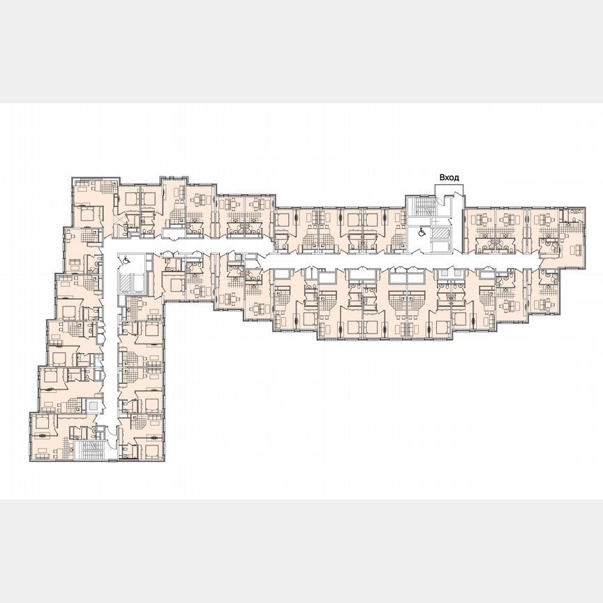 2-к. апартаменты, 39,8 м², 5/16 эт.