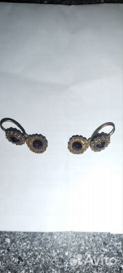 Серьги антикварные