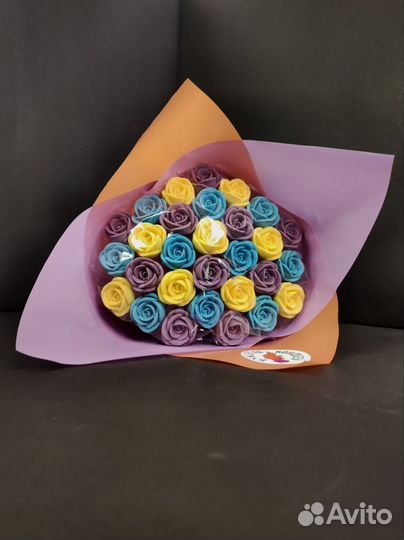 Букет - 29 Роз из Бельгийского Шоколада