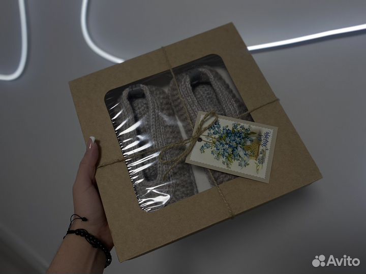 Вязанные носки ручной работы